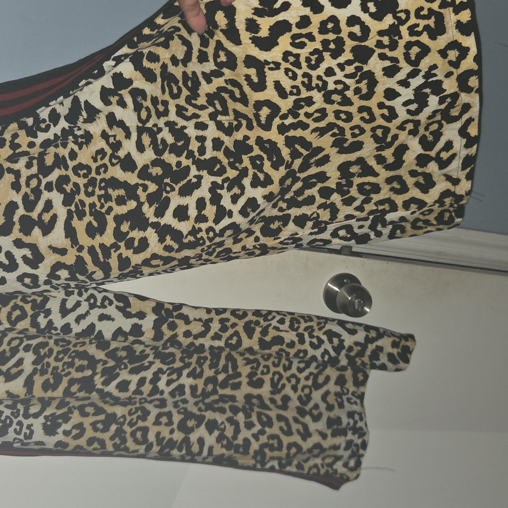Leopard Print Wide Pant - Picture 3 of 5